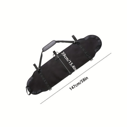 & Durable Snowboard Bag with Dual Shoulder Straps - Nylon Protective Skiing Gear Carrier