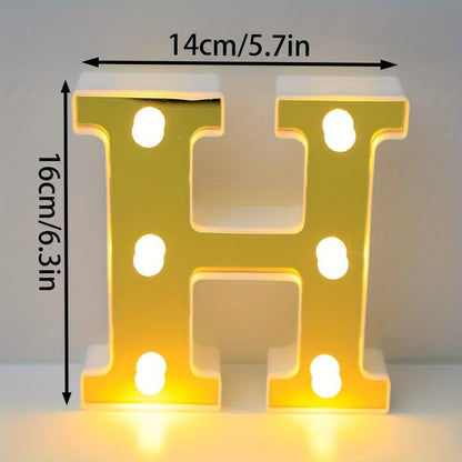 1pc English LED Letter Light, Romantic Proposal Decoration for Birthday, Holiday, and Valentine's Day Parties, Indoor and Outdoor Room Decor