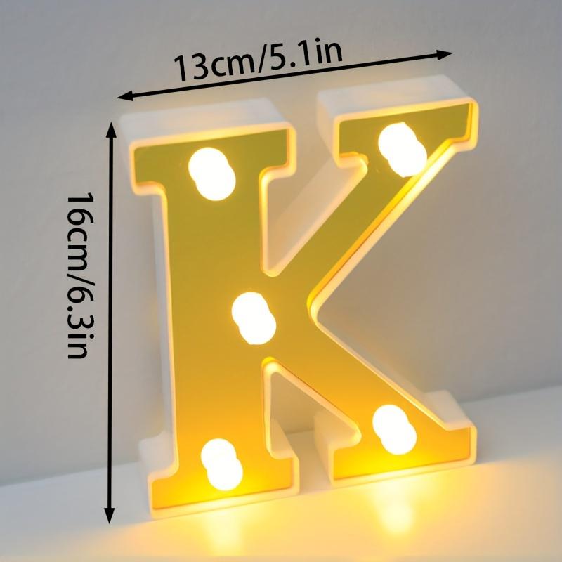 1pc English LED Letter Light, Romantic Proposal Decoration for Birthday, Holiday, and Valentine's Day Parties, Indoor and Outdoor Room Decor